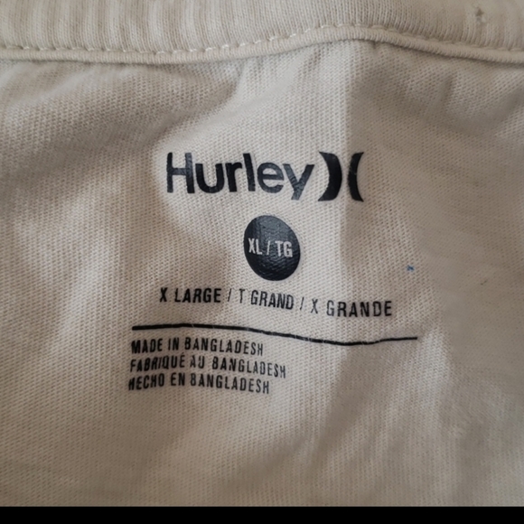 (HURLEY) White Long Sleeve T-Shirt X-Large - Picture 7 of 8